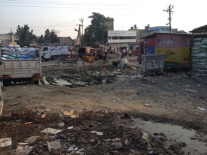 On the other side of the market the view was not so nice. Purnia.