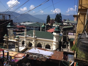 Darjeeling, where the British officers spent the summer because of the mild weather