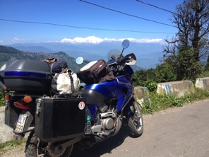 The third highest peak of the Himalayans, Kangchenjunga, 8586 m