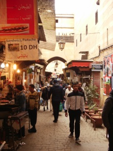 The famous bazaar in F&egrave;s