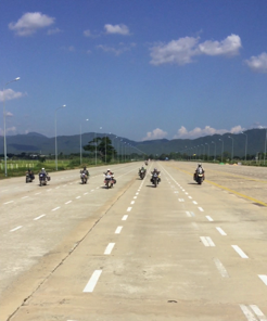 The highway to the capital Naypuidaw was huge, but there was no traffic